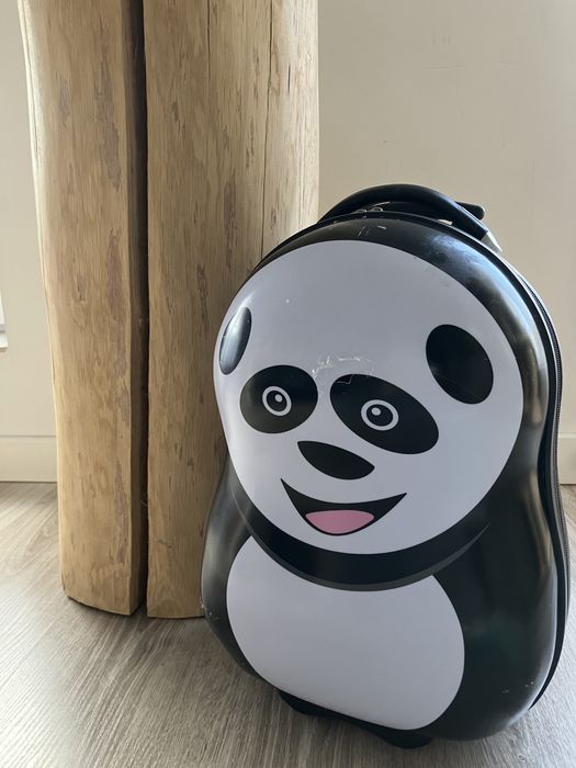 Walizka podróżna dziecięca – wzór panda