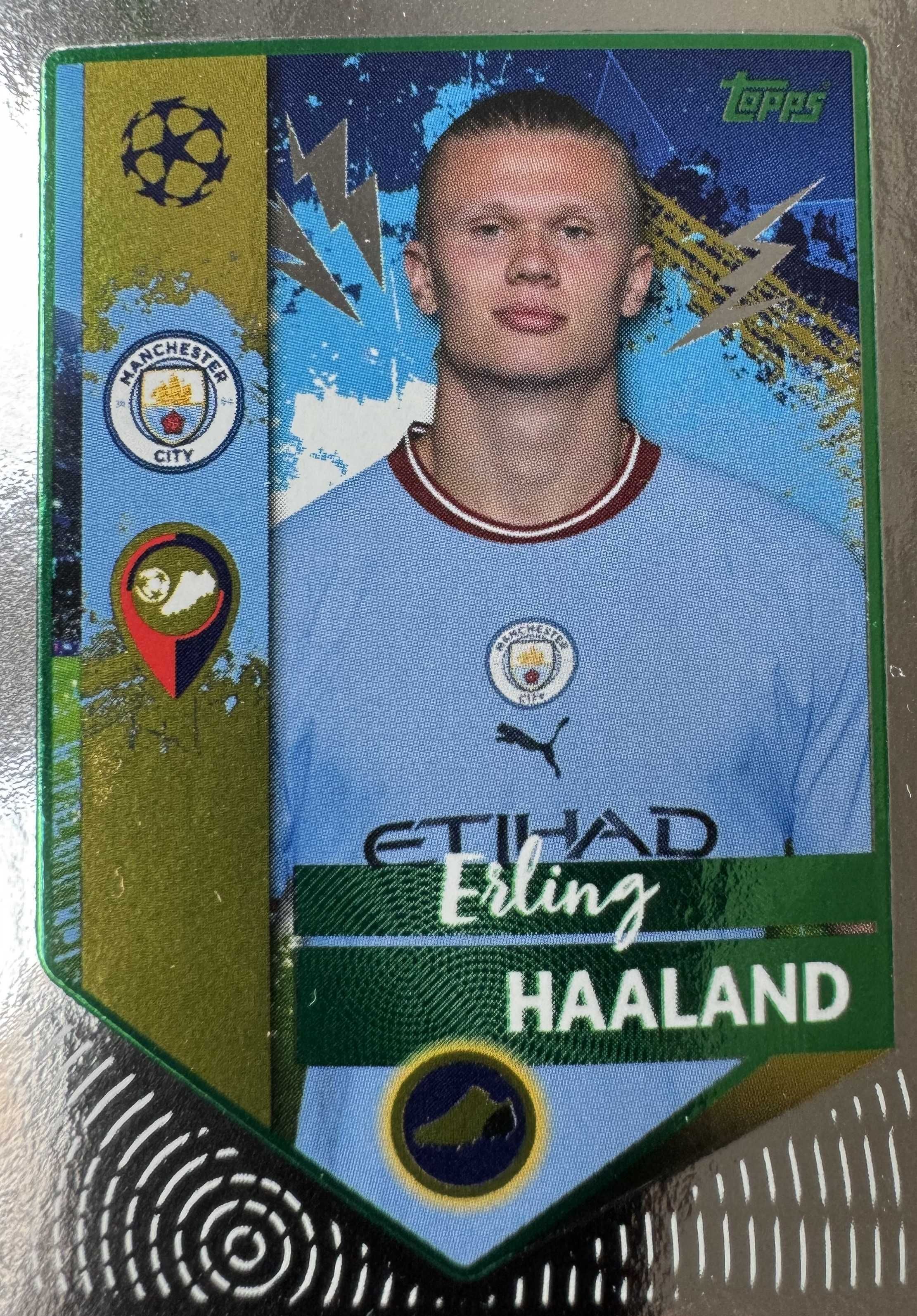 Topps UEFA Champions League 2022/23 Zielony równoległy naklejki (1sz)