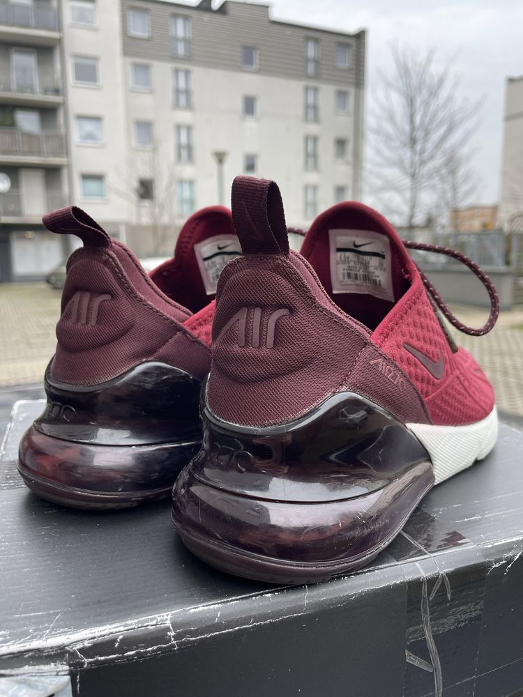 Buty Nike Air Max 270 damskie 38 sneakersy bordo Bordeux do biegania