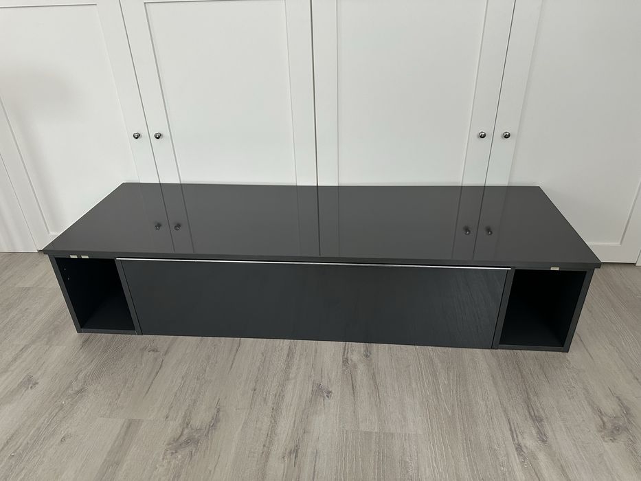 Toaletka wisząca antracyt Elite 140cm szuflada