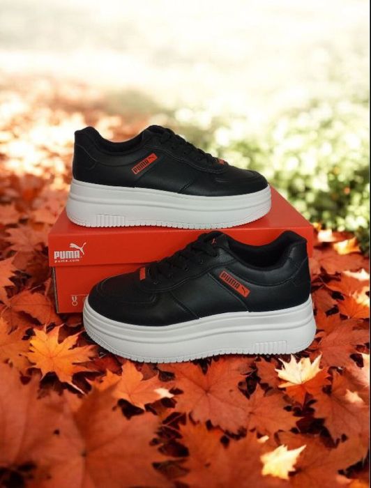 Жіночі кросівки Puma на платформі/женские кожаные кроссовки пума