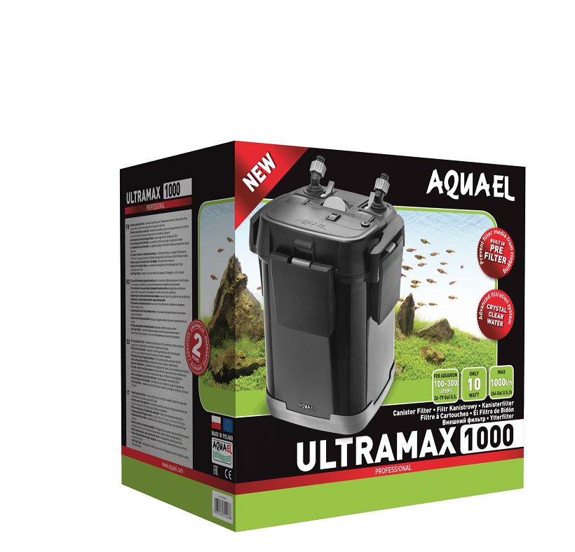 Aquael Ultramax 1000 Filtr Zewnętrzny Do Akwarium 100-300l