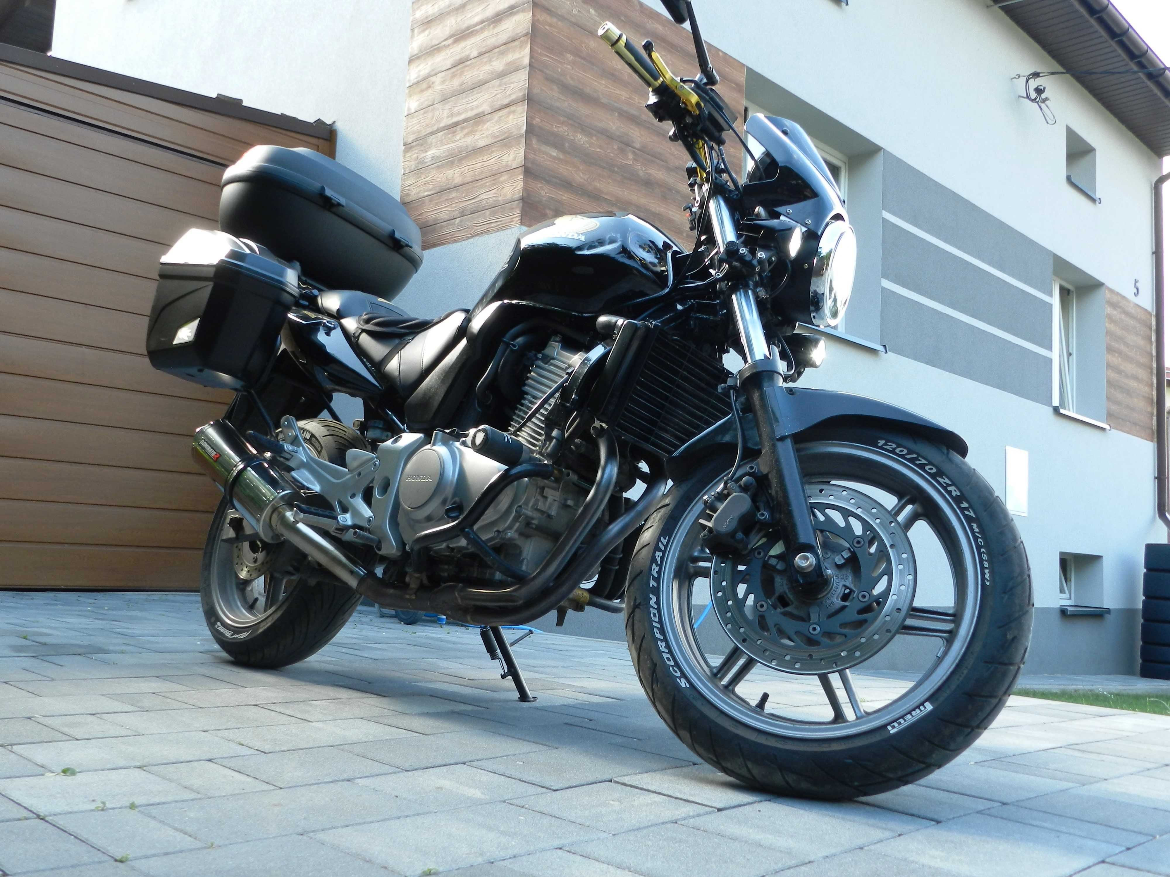 HONDA CBF500- 2007r - Dużo dodatków! LED/KUFRY/DOMINATOR - OC,PT 07/26