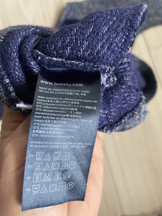 Granatowa sukienka Tommy Hilfiger 104/110