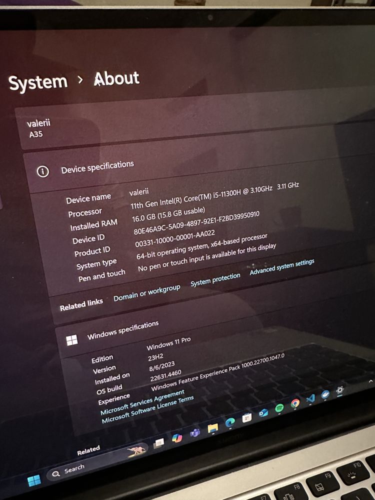 Ноутбук Xiaomi Mi Notebook Pro 15.6 (2021) i5-11300H 16/512Gb Silver