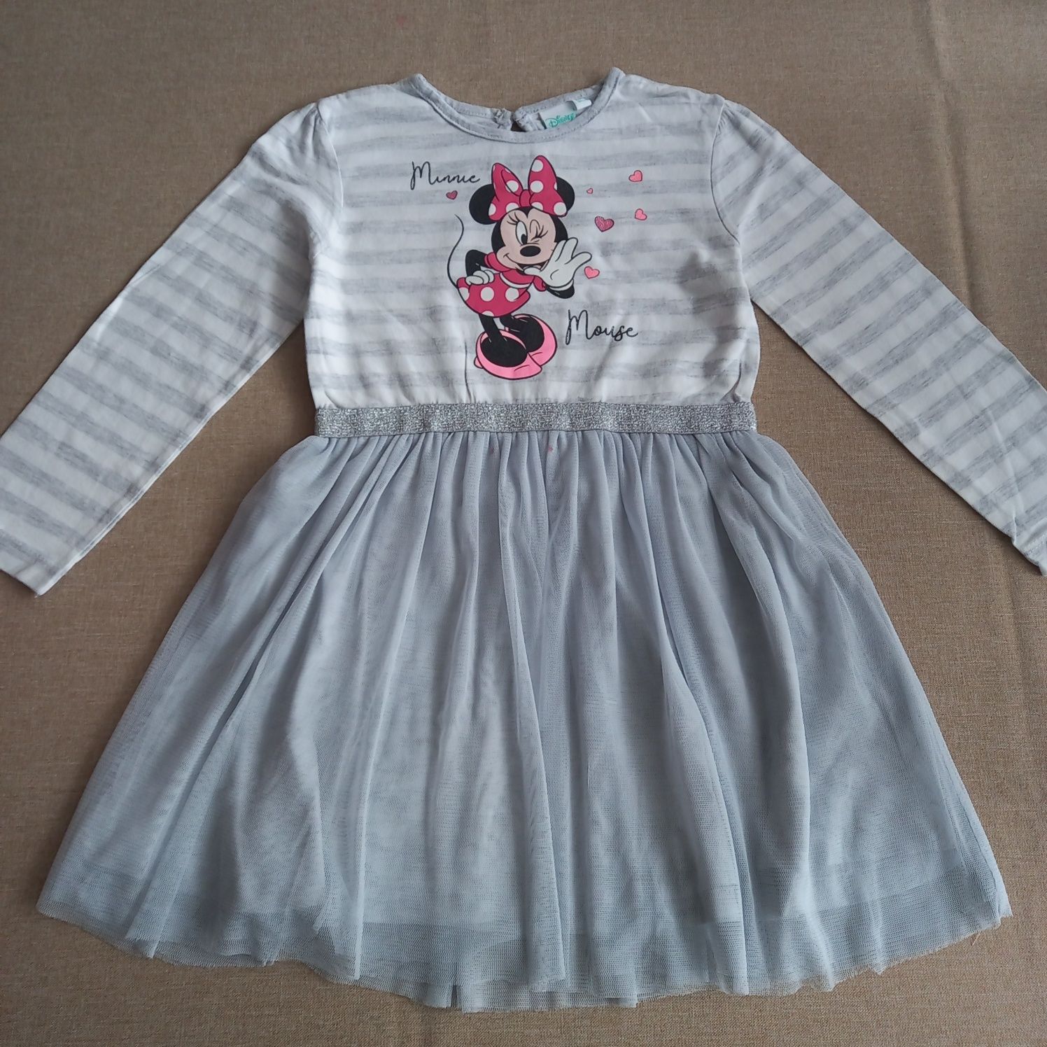 Sukienki dziewczęce, myszka Minnie, rozmiar 98-104 Zestaw