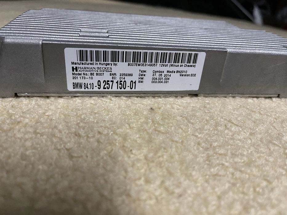 Combox bmw f10 f11 f20 f30