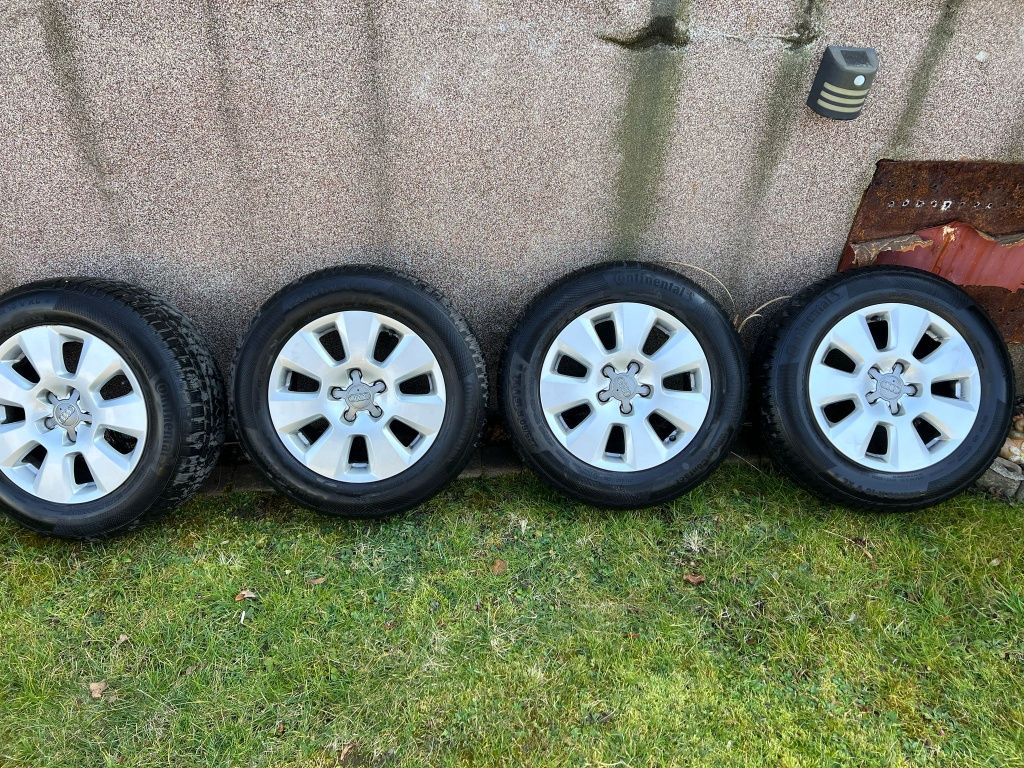 5x112 alufelgi koła audi 16" 225/60 Continental WinterContact 2020r