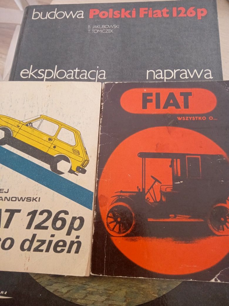 Książki Fiat 126p maluch prl zestaw