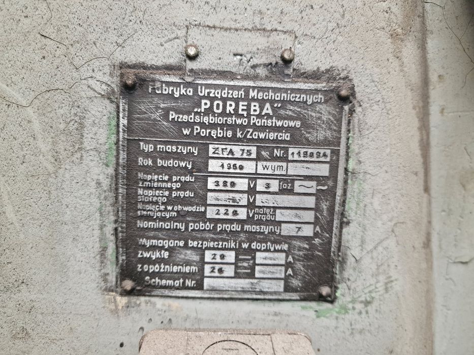 Frezarka obwiedniowa ZFA 75
