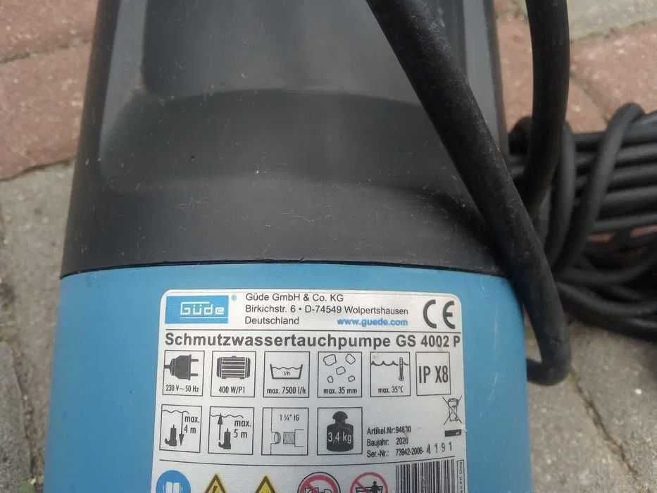 Pompa do wody GUDE GS 4002P NUREK 400W