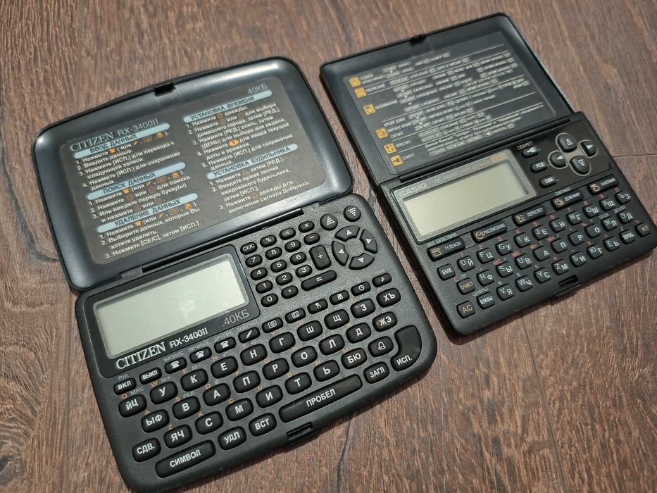 Електронна записна книжка CITIZEN RX-3400ІІ, Casio DC-7500RS