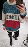 Nencini Active Sportwear sweter retro L wekna vintage