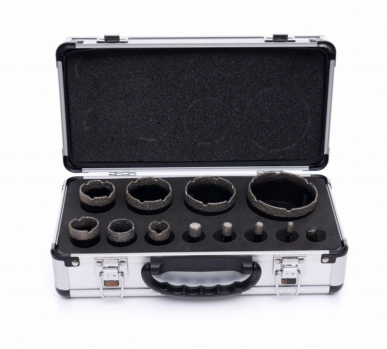 Zestaw otwornic diamentowych 12el+walizka KD11227