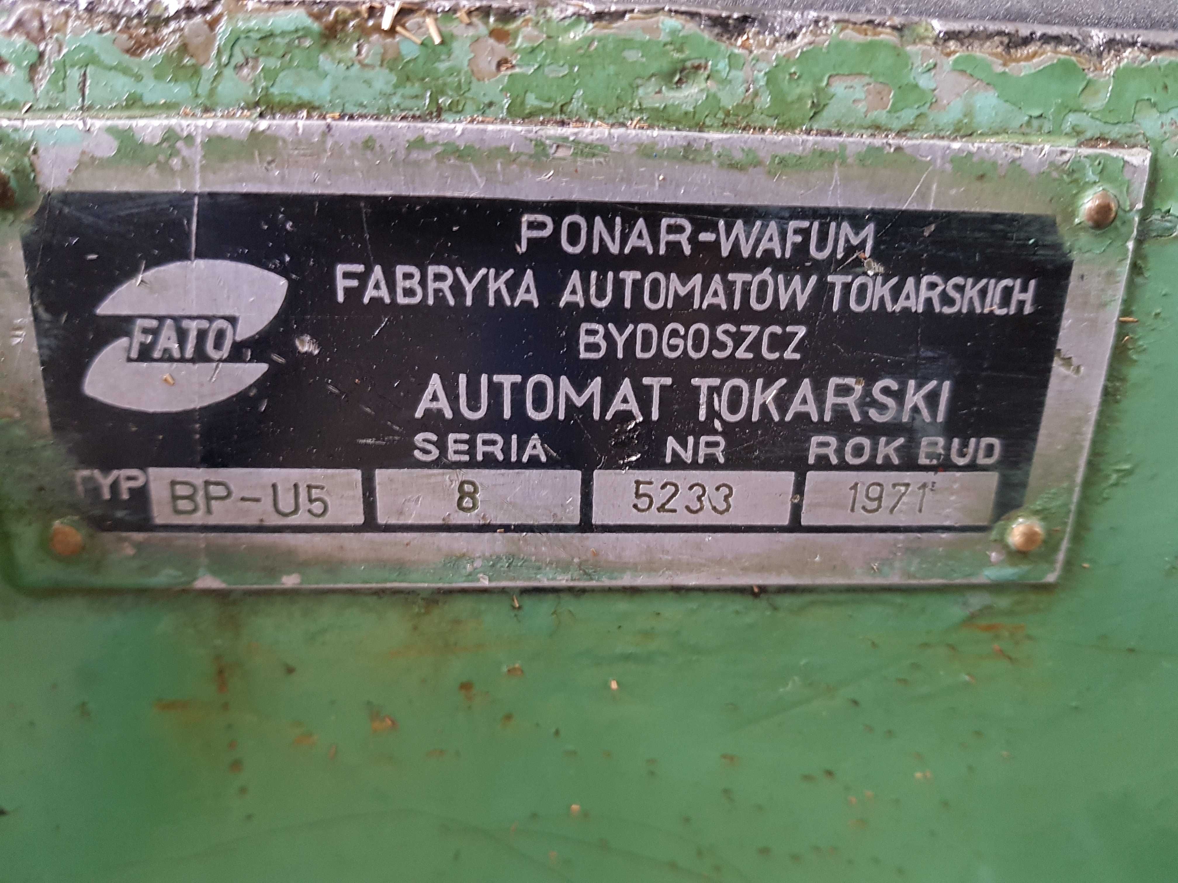 Automat tokarski do metalu (wzdłużny) z podajnikiem BP-U5