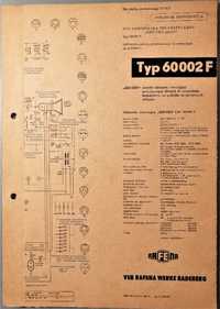 Instrukcja serwisowa: Telewizor RECORD TYP 60002F