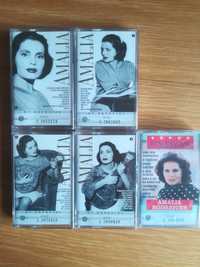Cinco Cassetes novas por estrear de Amália Rodrigues.