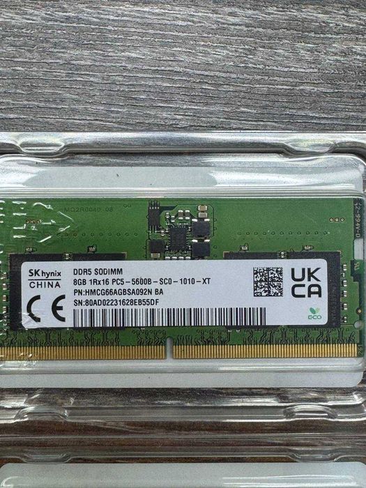 Оперативна пам’ять SK Hynix DDR5 8GB 5600MHz SODIMM