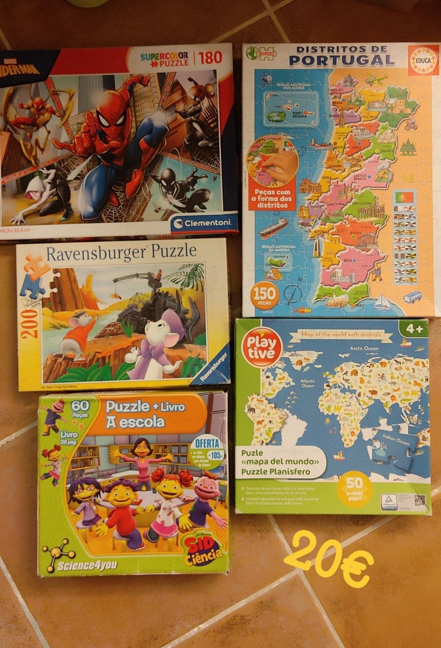 Jogos, puzzles, etc