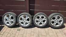 Koła alusy R17 2008 Felgi aluminiowe Mazda 3 i 5 + OPONY