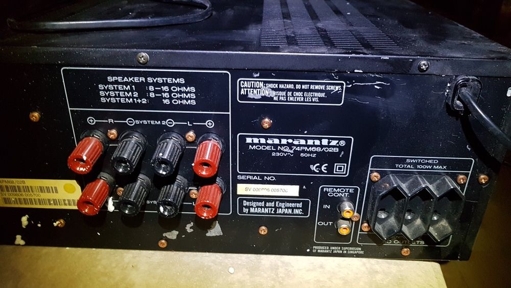 Wzmacniacz Marantz PM-68 - 2x 95W