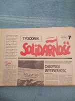 Archiwalny tygodnik gazeta Solidarność nr. 7 z 1981 roku
