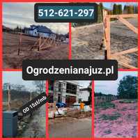 Ogrodzenie  na czas budowy tymczasowe  , budowlane ,leśne   wars