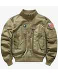 Винтажный бомбер МА-1, asian 2XL( наш XL 52-54), ПОГ 63-64, плечи 52).