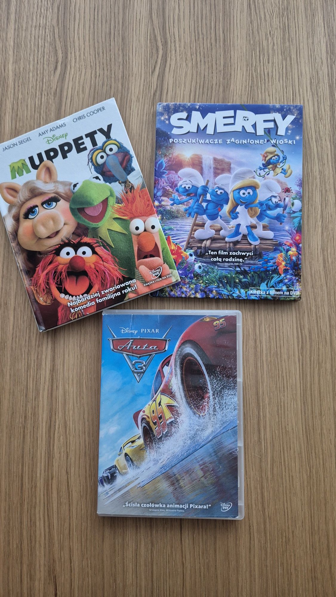 Bajki dla dzieci płyty CD Świnka Peppa polski lektor Smerfy Muppety