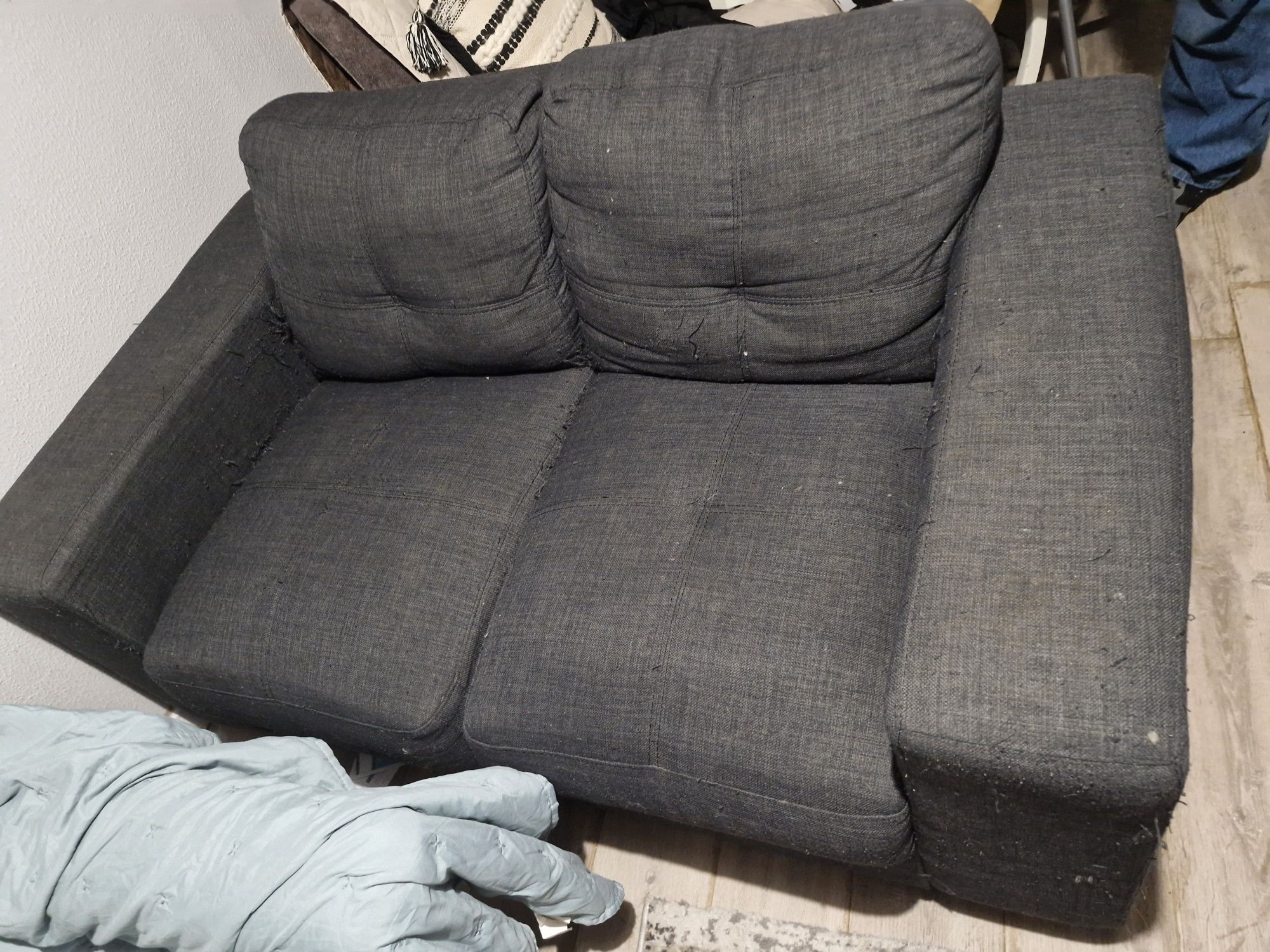 Sofa 2 lugares preto