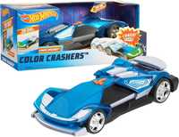 Моторизована машинка Hot Wheels Color Crashers Cyber  світло та звук