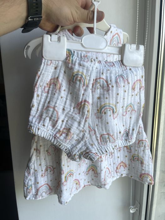 Набір сукня шорти муслін на спеку