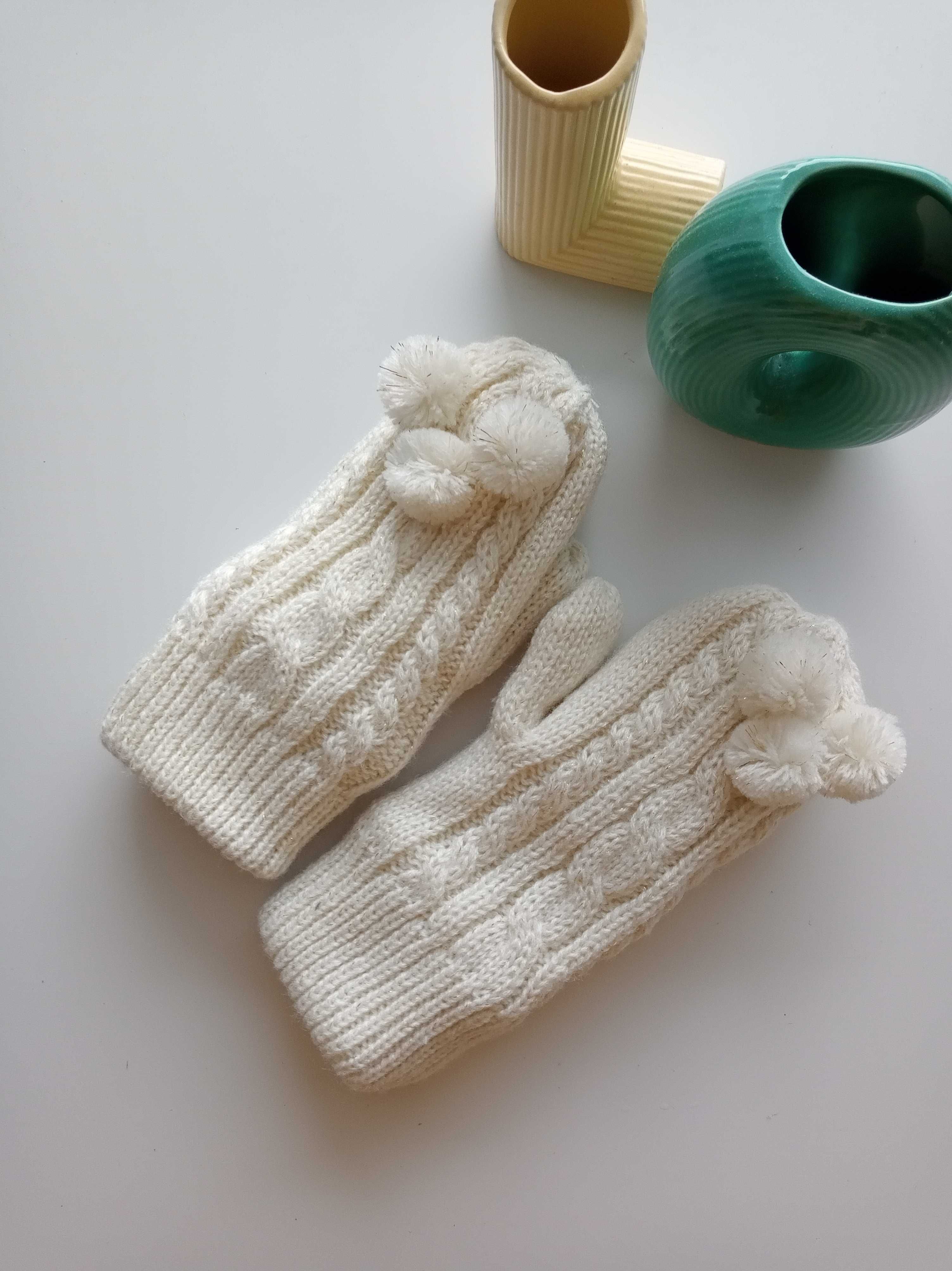 Rękawiczki zimowe dziecięce Cool Club 116 4-5 lat beżowe