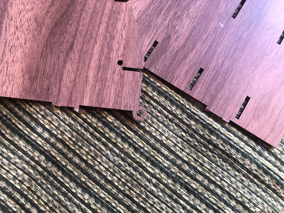 Organizer na biurko drewniany, przybornik