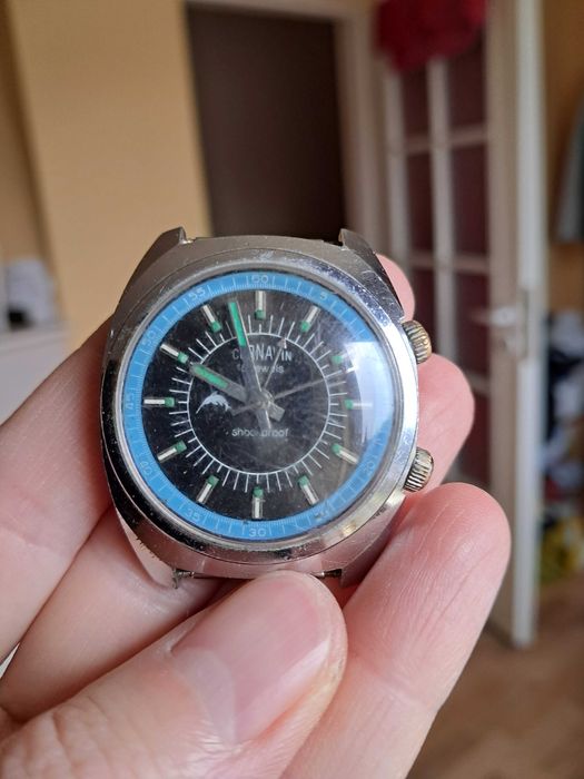 Zegarek męski POLJOT z budzikiem