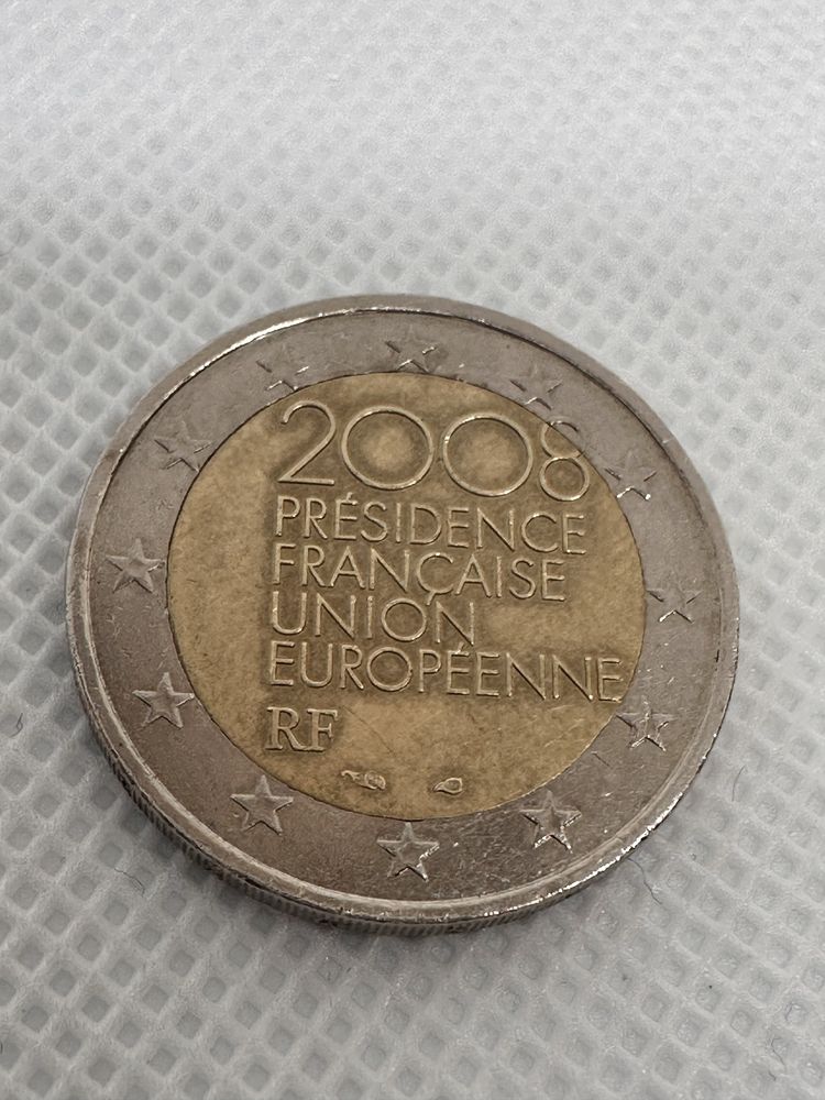 Moeda 2008 PRÉSIDENCE FRANÇAISE UNION EUROPÉENNE RF