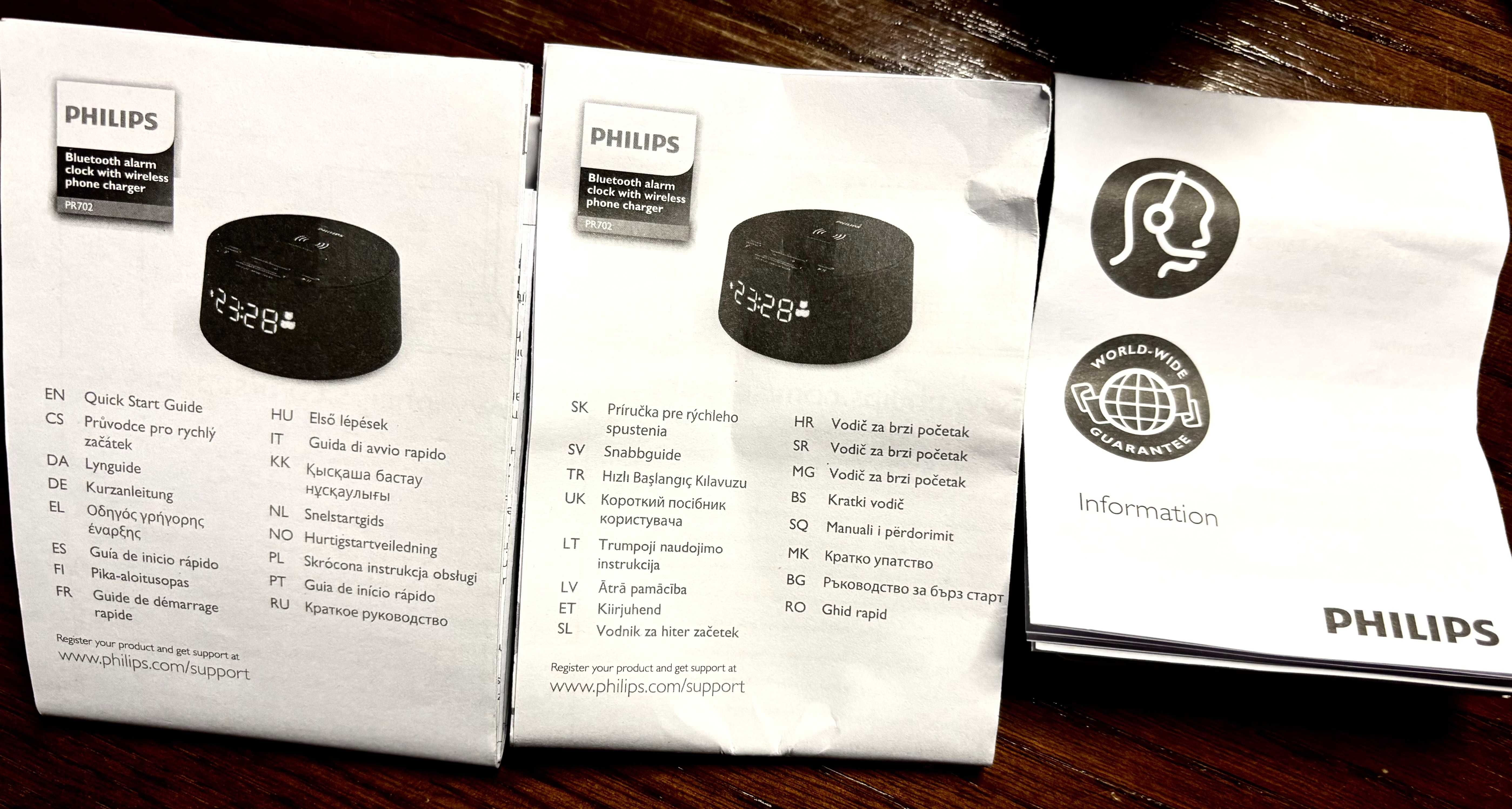 Rádio despertador BLUETOOTH PHILIPS Performance