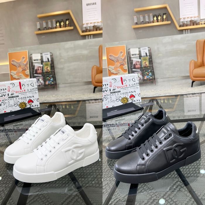 DOLCE GABBANA мужские кеды кожаные кроссовки оригинал черные