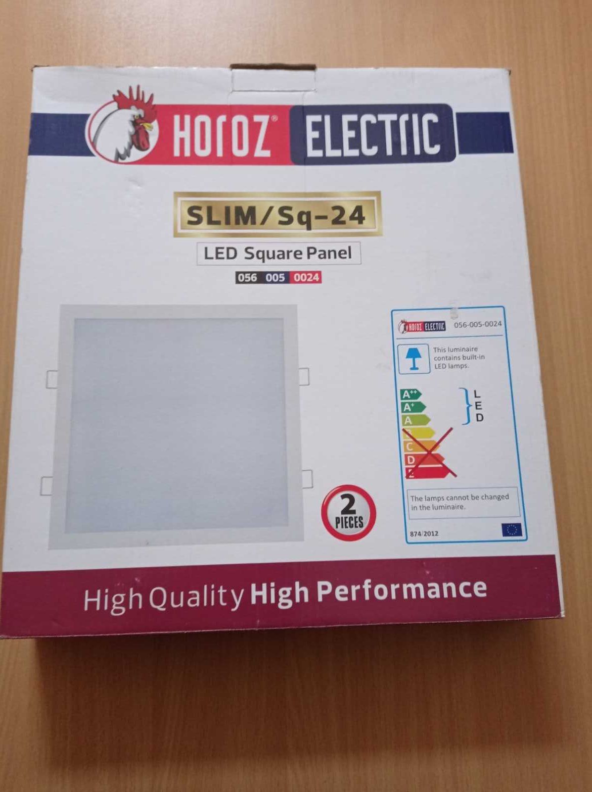 Потолочный светильник Horoz Electric 056-005-0024-020 Slim/Sq-24