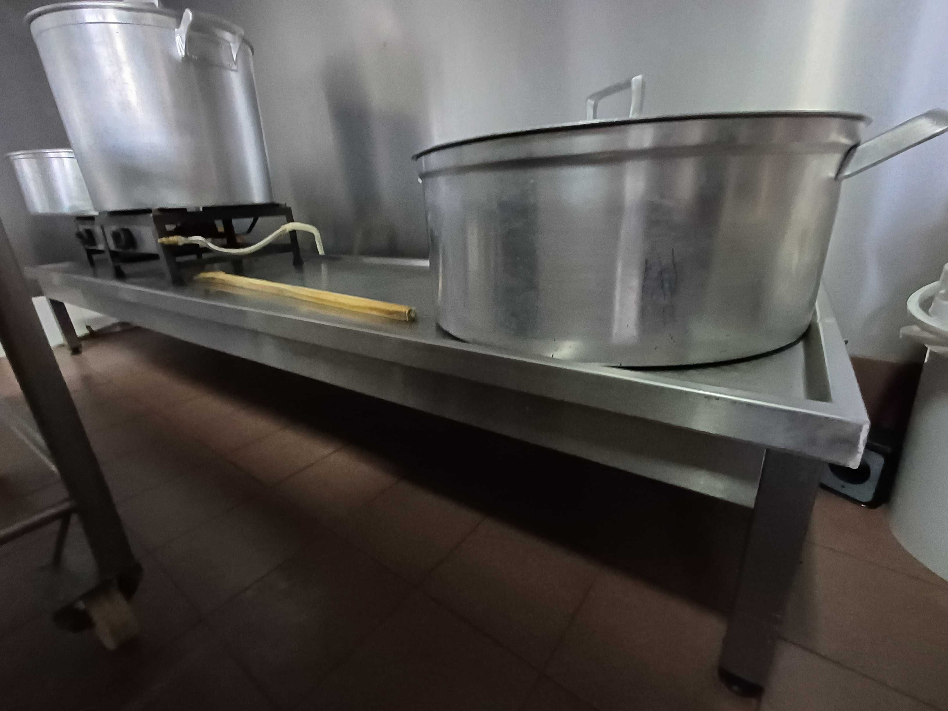 Bancada Inox Retangular Baixa