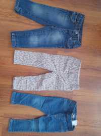 Jeans sztruks zestaw 86