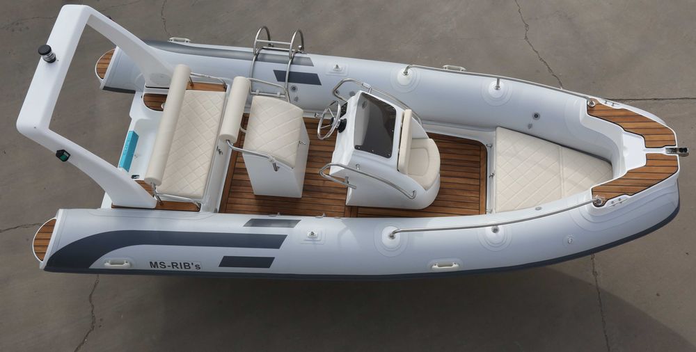 Motorówka, Hypeboat, Łódź, Wędkarska - MS-RIB’s R520B Hypalon