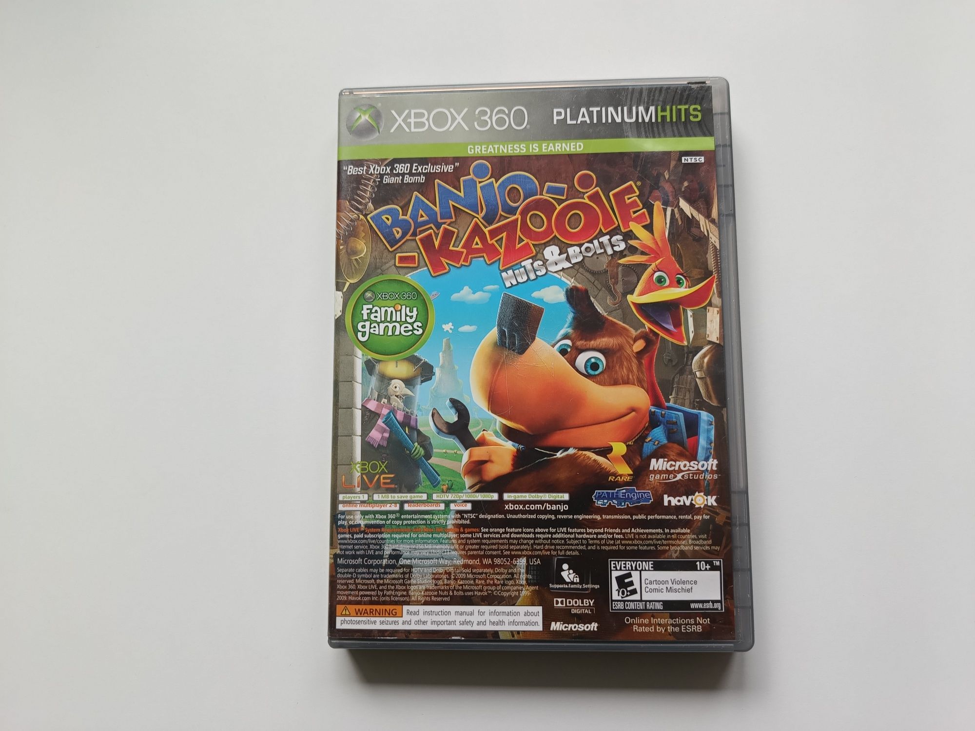 2 gry Xbox 360 Banjo Kazooie Nuts & Bolts+ Viva Pinata - unikat