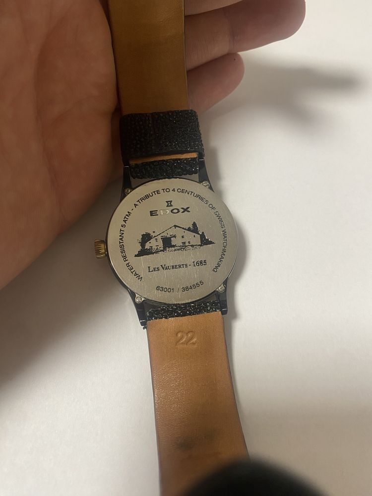 Швейцария мужские наручные часы edox 63001
