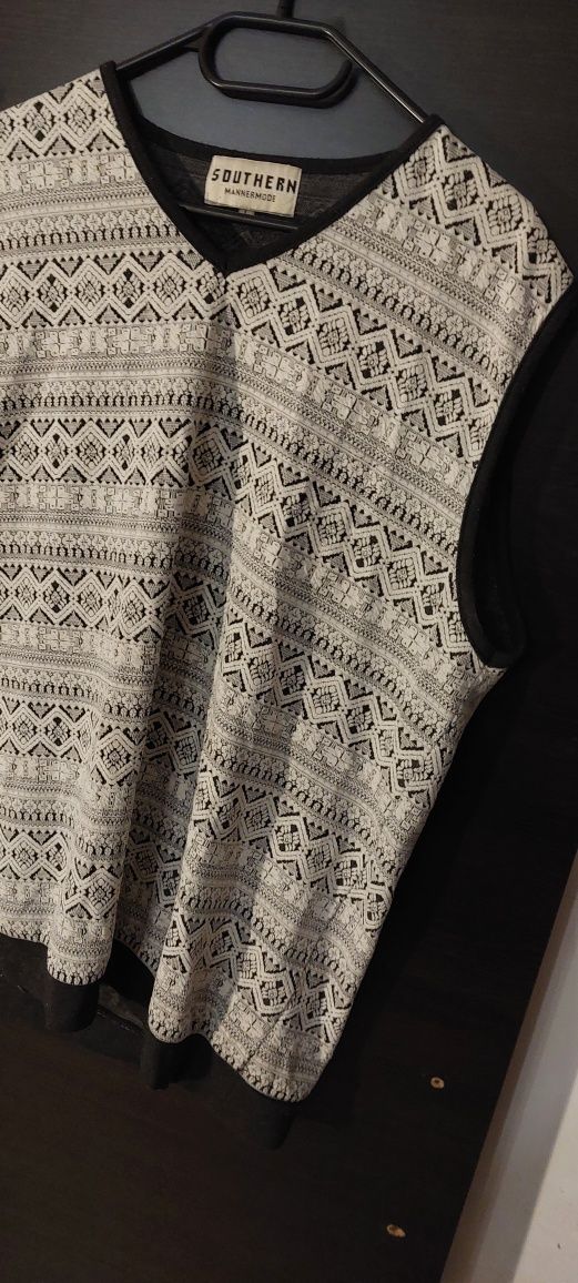Sweter elegancki vintage Southern Mannermode XL bawełna