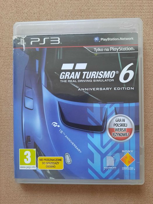 Gran Turismo 6 GT PS3 Polska Wersja (stan 5/6)