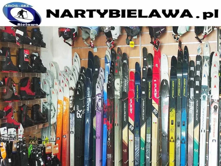 Narty biegowe, BC BACK COUNTRY buty, kije Alpina Asnes Fischer Salomon