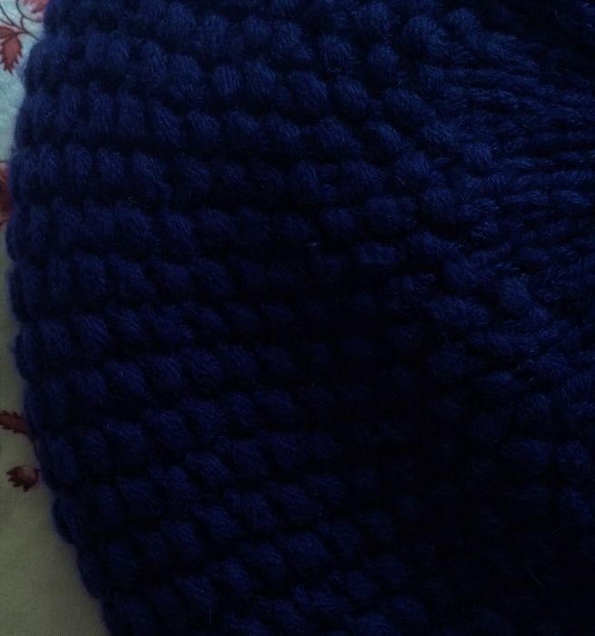 Boina azul lã Benetton