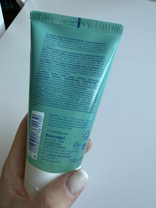 Peelingl do twarzy Nivea derma skin clear