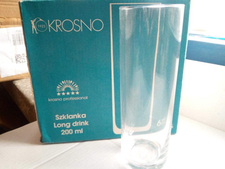 Szklanki Long drink 200ml Krosno 4 sztuki